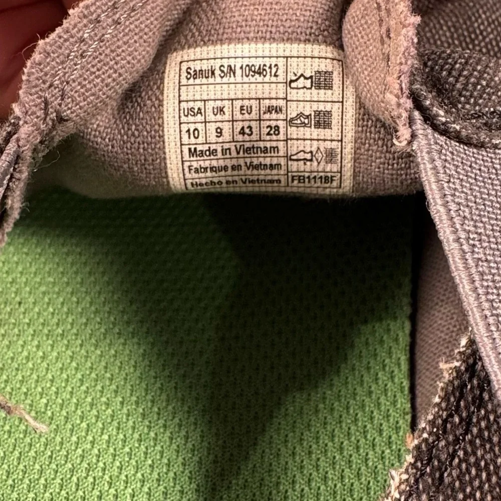 SANUK “PICK POCKET” SLIP ON SIZE 10 *like new